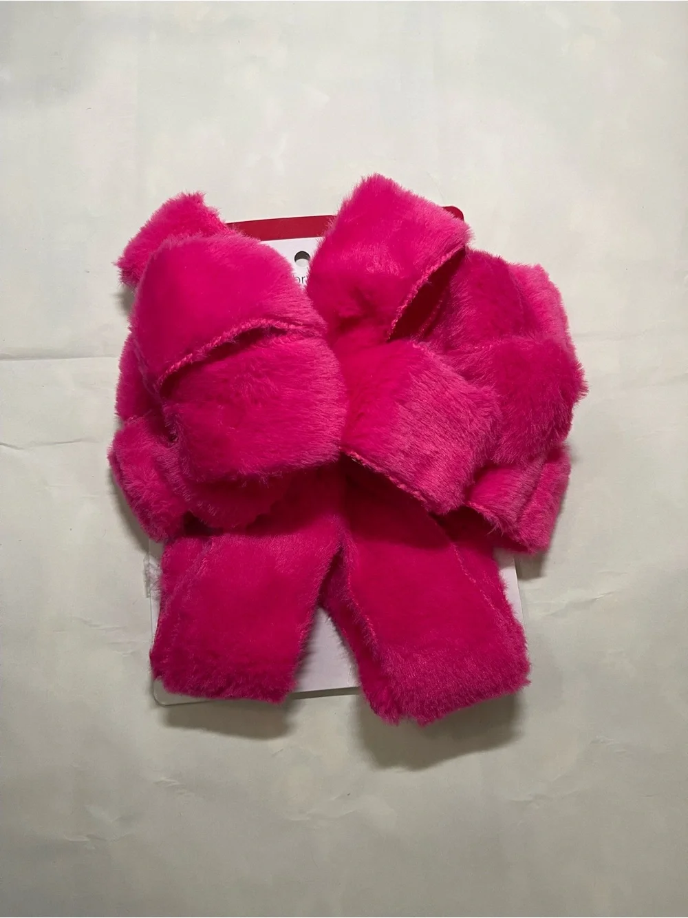 Pink Christmas tree bow